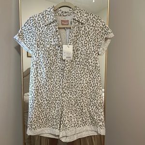 Show Me Your Mumu Denim Romper